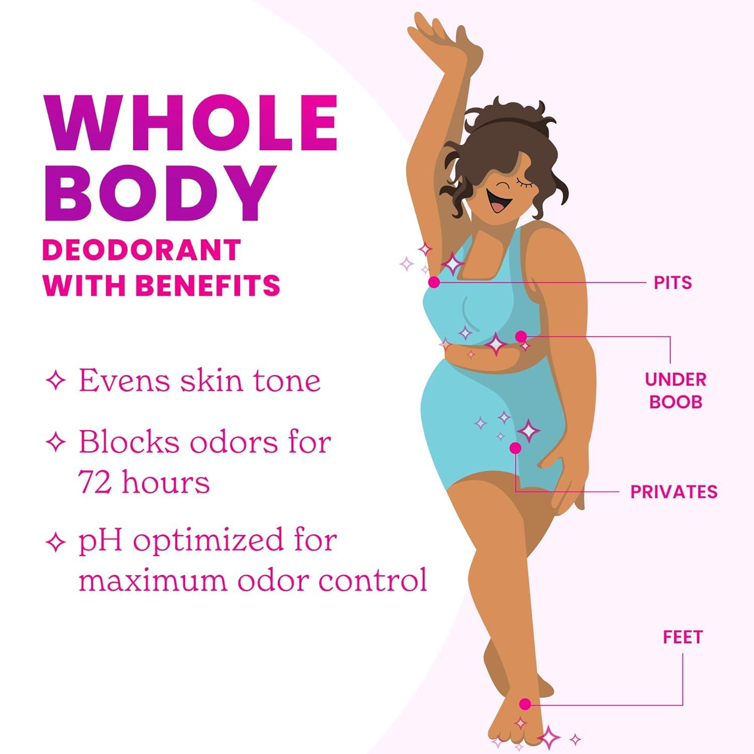 image:imageLume Whole Body Deodorant Invisible Cream Tube 72 Hour Odor Control Aluminum Free Baking Soda Free Skin Safe 30 ounce Soft PowderVanilla Bliss