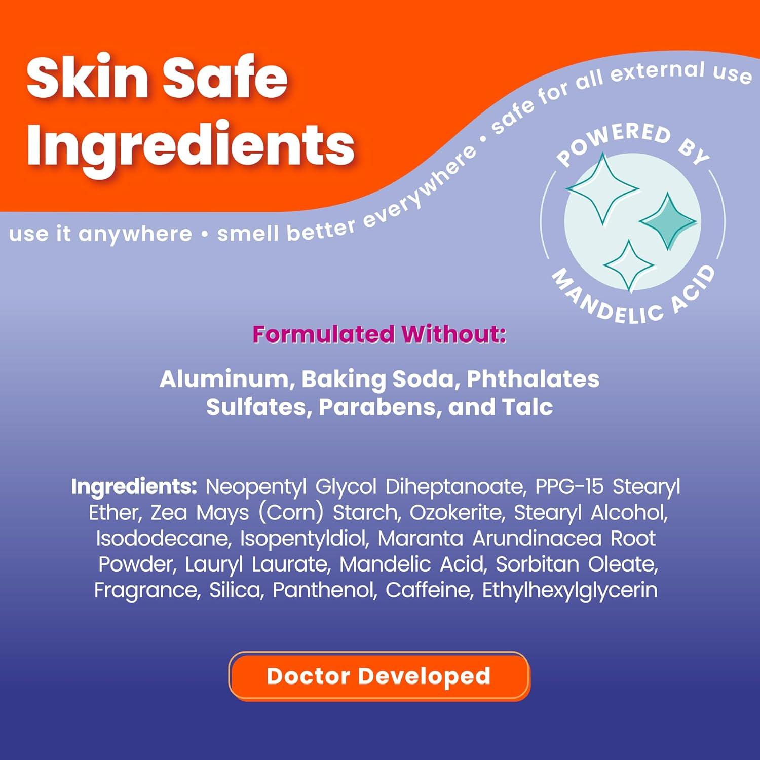 image:imageLume Whole Body Deodorant Smooth Solid Stick 72 Hour Odor Control Aluminum Free Baking Soda Free and Skin Safe 26 Ounce Pack of 3 Clean Tangerine Lavender Sage UnscentedSoft Powder