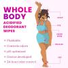 Lume Acidified Deodorant Wipes – 24 Hour Odor Control – Whole Body Deodorant Wipes – Aluminum Free, Baking Soda Free, Skin Loving – Flushable – 15 Count – 3 Pack (Soft Powder)(Soft Powder)