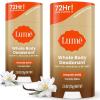 Lume Whole Body Deodorant – Smooth Solid Stick – 72 Hour Odor Control – Aluminum Free, Baking Soda Free and Skin Safe – 2.6 Ounce (Pack of 3) (Clean Tangerine, Lavender Sage, Unscented)(Vanilla Bliss)
