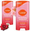 Lume Whole Body Deodorant – Smooth Solid Stick – 72 Hour Odor Control – Aluminum Free, Baking Soda Free and Skin Safe – 2.6 Ounce (Pack of 3) (Clean Tangerine, Lavender Sage, Unscented)(Peony Rose)