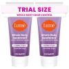 image:imageLume Whole Body Deodorant 5 Pack Sampler  Invisible Cream Minis  72 Hour Odor Control  Aluminum amp Baking Soda Free Clean Tangerine Lavender Sage Peony Rose Toasted Coconut UnscentedLavender Sage