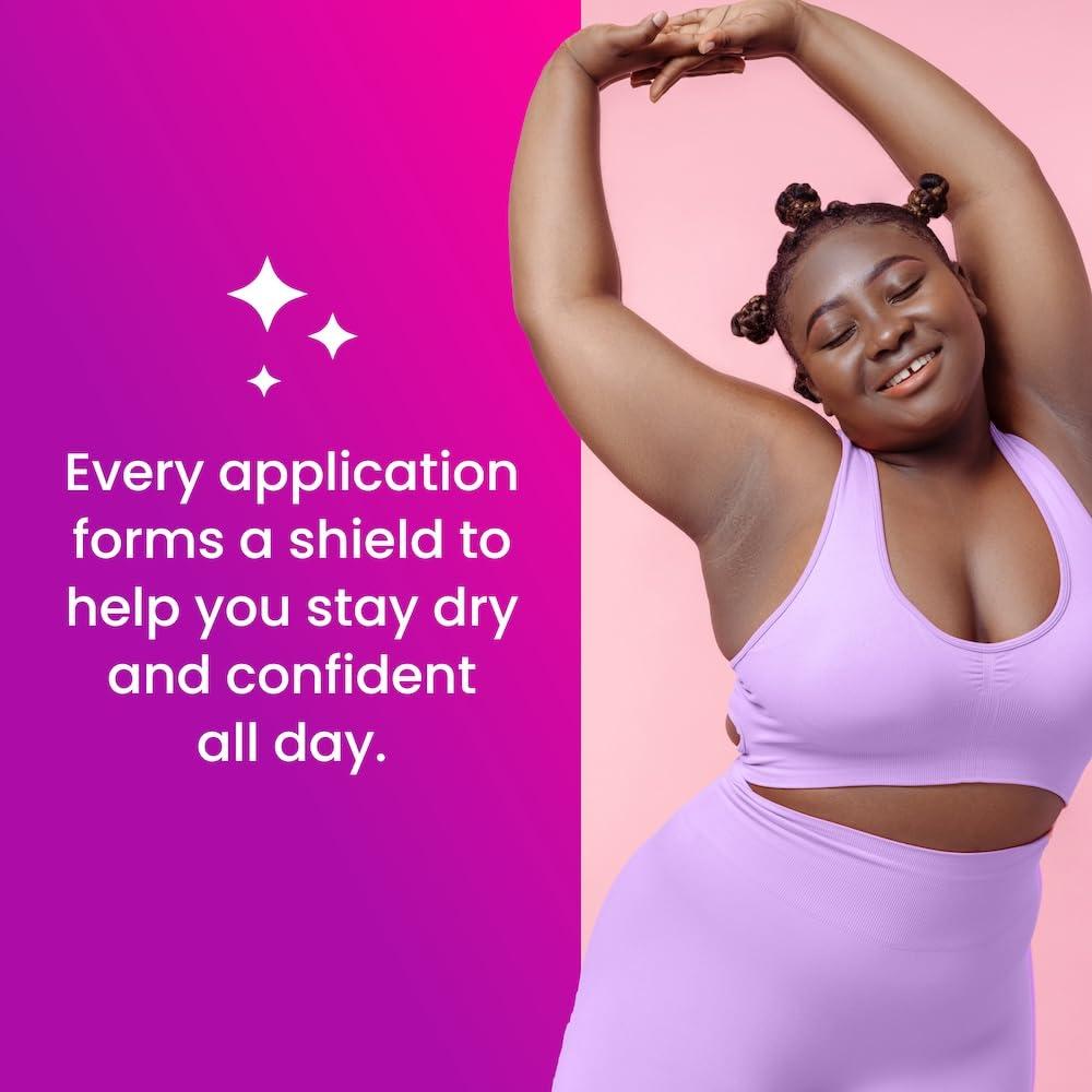 image:imageLume Deodorant Plus Sweat Control Invisible Spray Extra Strength Antiperspirant For Underarms 72 Hour Odor And Sweat Control Baking Soda Free Full Size Mini 2 Pack Soft PowderSoft Powder