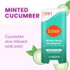 Lume Whole Body Deodorant – Invisible Cream Stick – 72 Hour Odor Control – Aluminum Free, Baking Soda Free, Skin Safe – 2.2 Ounce (Minted Cucumber)(Minted Cucumber)