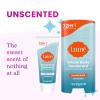 Lume Whole Body Deodorant – Invisible Cream Tube Mini + Solid Stick Bundle – 72 Hour Odor Control – Aluminum & Baking Soda Free, Skin Loving (Clean Tangerine)(Unscented)