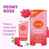 Lume Whole Body Deodorant – Invisible Cream Tube Mini + Solid Stick Bundle – 72 Hour Odor Control – Aluminum & Baking Soda Free, Skin Loving (Clean Tangerine)(Peony Rose)