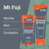 Mando Whole Body Deodorant – Invisible Cream Tube and Solid Stick – 72 Hour Odor Control – Aluminum Free, Baking Soda Free, Skin Safe – 3.0 Ounce Tube and 2.6 Ounce Solid Stick Bundle – Mt Fuji(Mt Fuji)