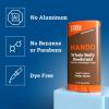 Mando Whole Body Deodorant For Men – Smooth Solid Stick – 72 Hour Odor Control – Aluminum Free, Baking Soda Free, Skin Safe – 2.6 Ounce (Pack of 2) – Bourbon Leather(Cedar Grove)