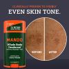 Mando Whole Body Deodorant For Men – Smooth Solid Stick – 72 Hour Odor Control – Aluminum Free, Baking Soda Free, Skin Safe – 2.6 Ounce (Pack of 2) – Bourbon Leather(Clover Woods)