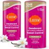 Lume Deodorant Plus Sweat Control – Smooth Solid Stick – Maximum Strength Antiperspirant – 72 Hour Odor And Sweat Control – Baking Soda Free, Skin Loving – 2.6 ounce (Fresh Spring) Pack of 2(Vanilla Bliss)