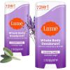 Lume Whole Body Deodorant – Invisible Cream Stick – 72 Hour Odor Control – Aluminum Free, Baking Soda Free, Skin Safe – 2.2 Ounce (Pack of 2) (Minted Cucumber)(Lavender Sage)