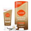 Lume Whole Body Deodorant – Invisible Cream Tube Mini + Solid Stick Bundle – 72 Hour Odor Control – Aluminum & Baking Soda Free, Skin Loving (Unscented)(Vanilla Bliss)