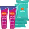 Lume Whole Body Deodorant Plus Sweat Control – Smooth Cream Tube (Soft Powder) and Lume Acidified Deodorant Wipes – 24 Hour Odor Control – Aluminum Free, Baking Soda Free, Skin Loving