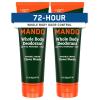 Mando Whole Body Deodorant For Men – Invisible Cream – 72 Hour Odor Control – Aluminum Free, Baking Soda Free, Skin Safe – 3 ounce (Pack of 2) – Mt Fuji(Clover Woods)