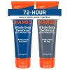 Mando Whole Body Deodorant For Men – Invisible Cream – 72 Hour Odor Control – Aluminum Free, Baking Soda Free, Skin Safe – 3 ounce (Pack of 2) – Mt Fuji(Pro Sport & Mt Fuji)