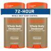 Mando Whole Body Deodorant For Men – Smooth Solid Stick – 72 Hour Odor Control – Aluminum Free, Baking Soda Free, Skin Safe – 2.6 Ounce (Pack of 2) – Bourbon Leather(Unscented)