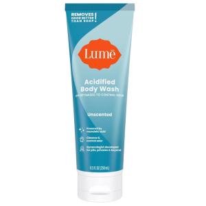 Lume Acidified Body Wash – 24 Hour Odor Control – Removes Odor Better than Soap – Moisturizing Formula – SLS Free, Paraben Free – Safe For Sensitive Skin – 8.5 ounce (Clean Tangerine)(Unscented)